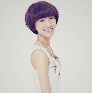 明星美女蘑菇头发型 好看的蘑菇头可以演绎出很多种风格魅力