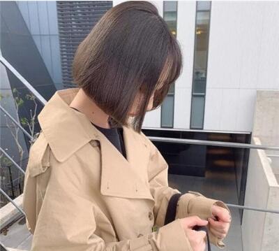 直发短发波波头,甜美飘逸容易打理