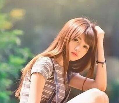 长直发留什么刘海好看,淑女迷人宛如女神