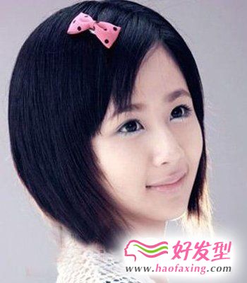 2018女生短发发型 清纯学院风