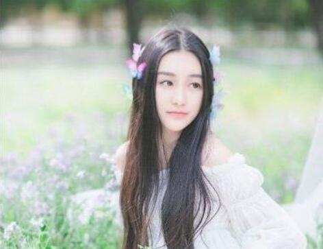 长直发如何带发卡图片,俏皮甜美更加灵动