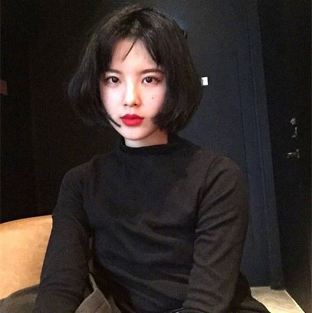 2017圆脸女生流行发型短发 千万别错过