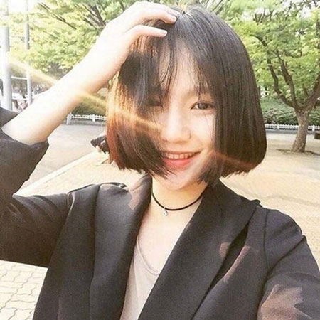 2017圆脸女生流行发型短发 千万别错过