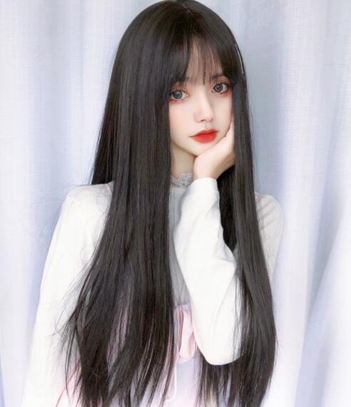 刘海发型女长发2021,特别彰显活力的刘海发型