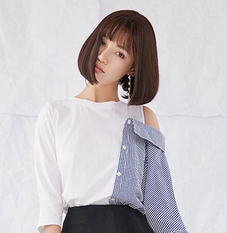 头发偏厚女生适合的短发2017图片