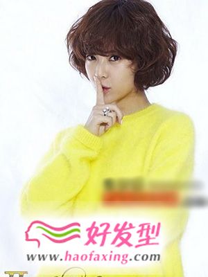 冬季甜美小萝莉百变齐刘海发型
