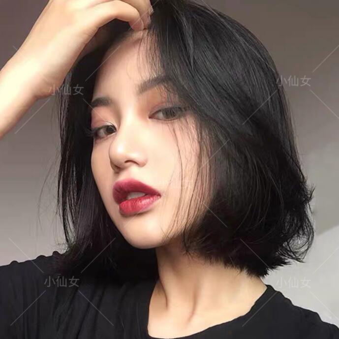 短发图片女小清新自然圆,气质减龄必选的短发发型