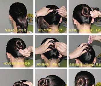 打造靓丽发型 4种盘发DIY 打造靓丽发型 4种盘发DIY