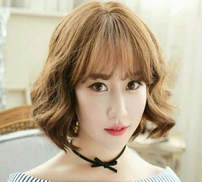 女生甜美减龄短发发型图片  气质短发图片