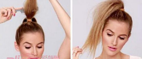 韩式蓬松丸子头盘发扎法教程 扎出俏皮可爱发型