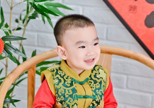 2021年男童小平头发型最新款look 一两岁男宝宝简约可爱短发设计