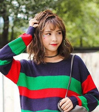90后女生时尚韩式发型 可爱清纯学院风