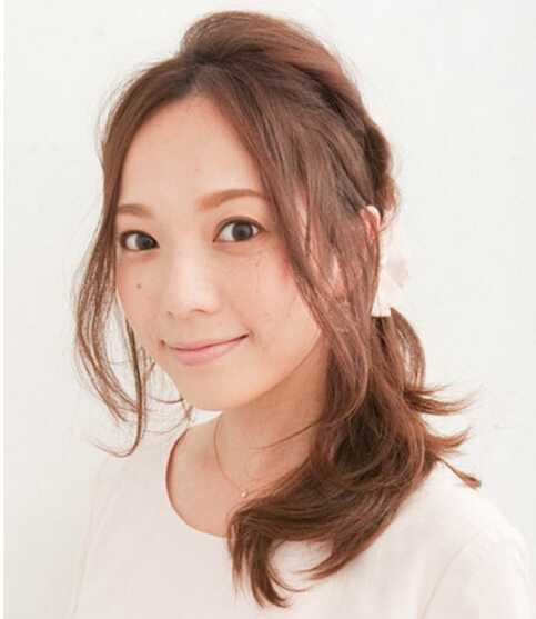 漂亮迷人的中长发发型 甜美淑女中长发图片