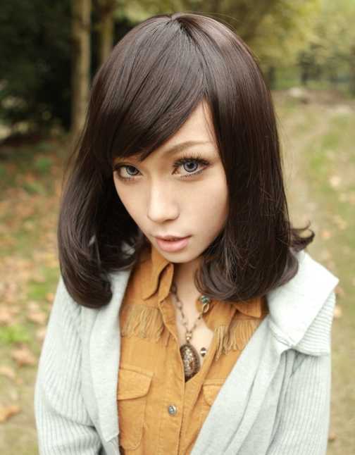 内扣梨花头 甜美女生内扣梨花烫发型图片