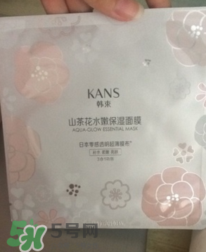 韩束山茶花水嫩保湿面膜怎么用_使用方法
