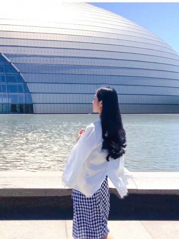 中长发发型烫发韩剧女主同款韩式气垫烫