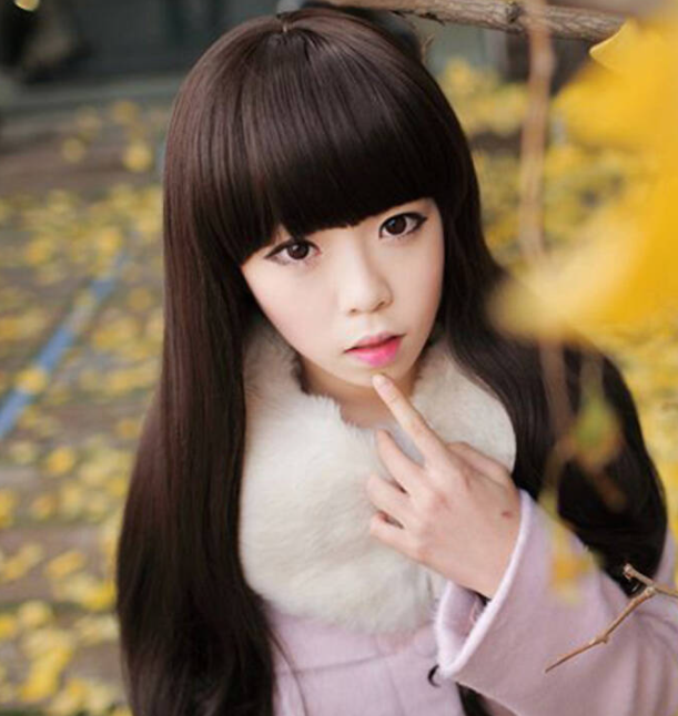 甜美可爱风直发发型 直发女孩最爱的发型