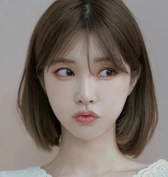 刘海发型女2021年新款,慵懒又不失优雅的刘海发型