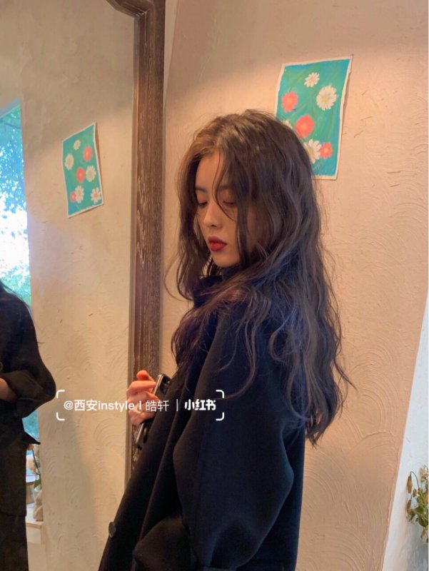 法式卷发慵懒风格#中长发女生烫发