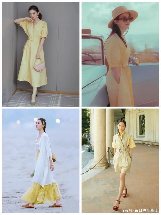 女人不管多少岁，夏天建议多穿这4种“显白色”，减龄又显气质！