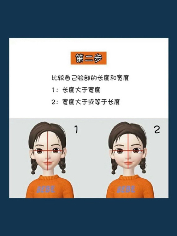 测出你是什么脸型再选发型！