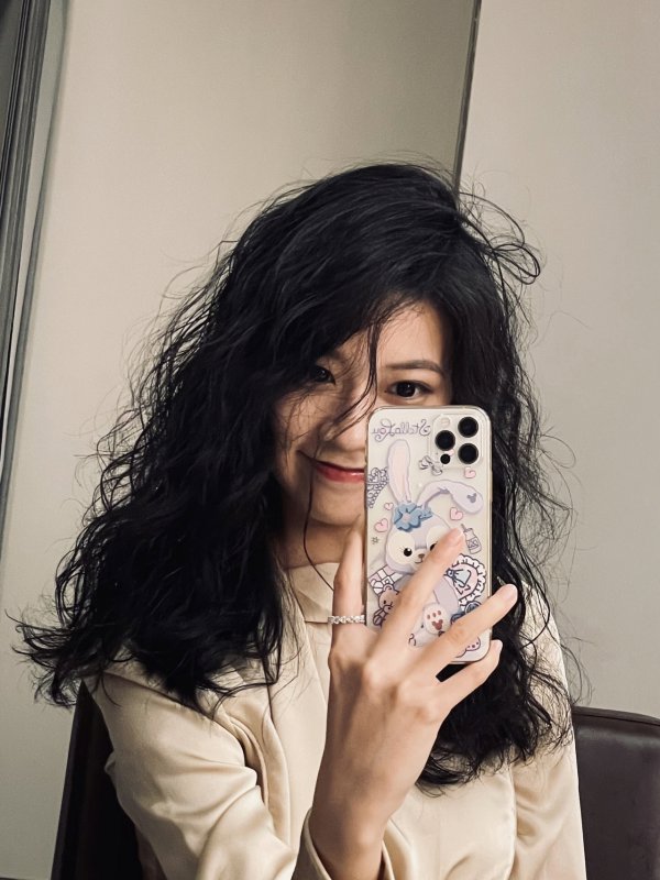 懒人必备的女生长发港风慵懒卷发太洋气啦