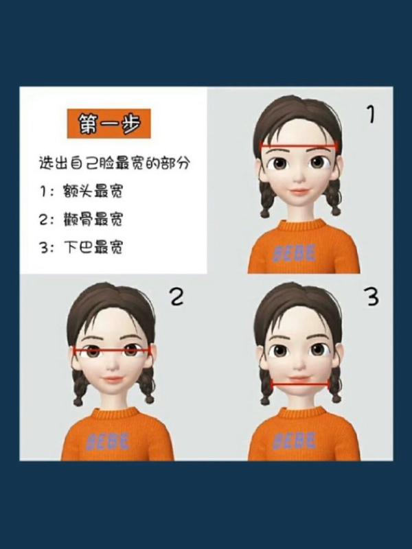 测出你是什么脸型再选发型！
