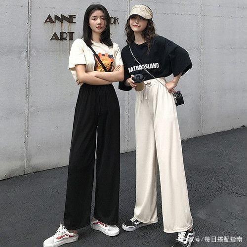 夏天穿“阔腿裤”有妙招：搭配这几款上衣，妥妥的女神范！