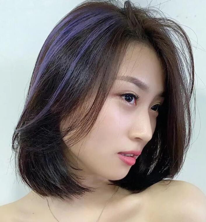大学生女发型中长发,零打理适合各种脸型