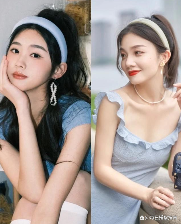 为什么你“扎马尾”软塌显脸大？学会这几个技巧，简单耐看显气质！