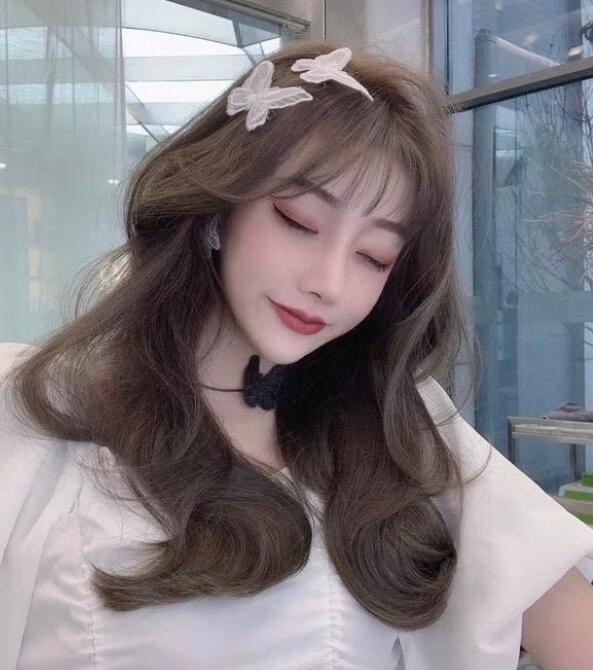 韩风发型女中长发圆脸,初恋感满满的韩式发型