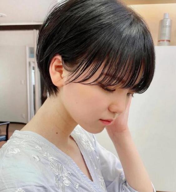 2022短发古风发型,十足的仙女短发发型
