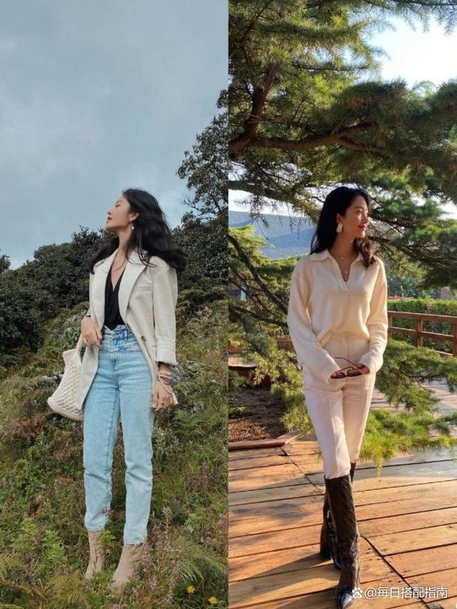 优雅女人穿衣还得看杨采钰，她的法式风穿搭也太美了，特高级！