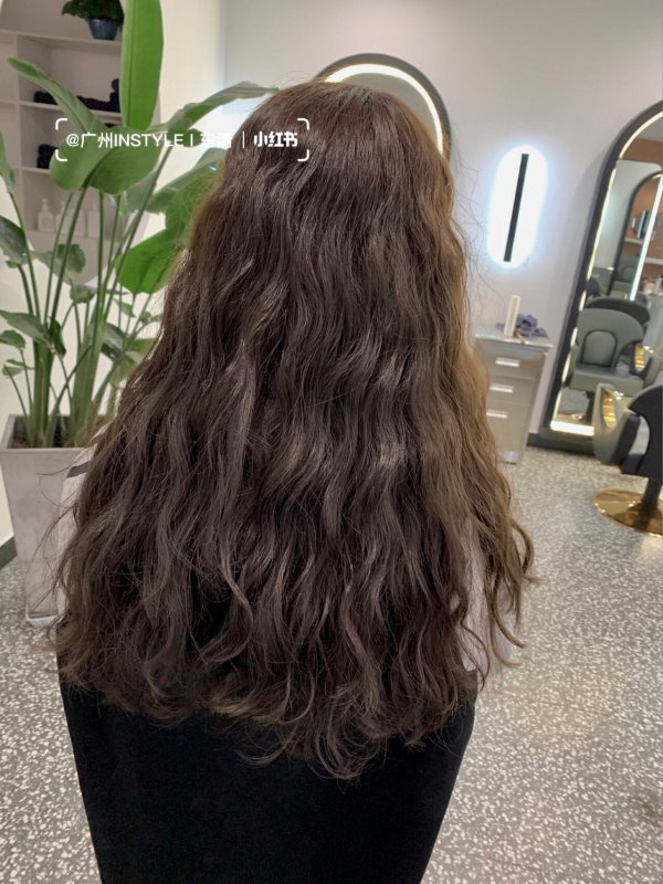没想到长发女生烫法式卷这么好看太成功了