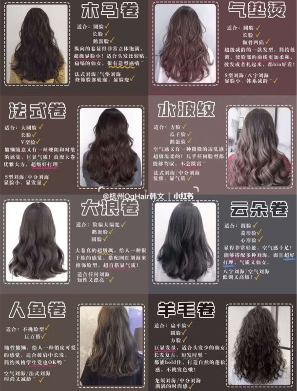 8款超火颜值 烫发卷发超级显脸小