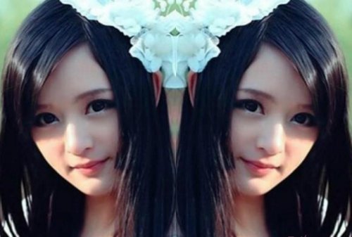 圆脸女生适合的长直发发型