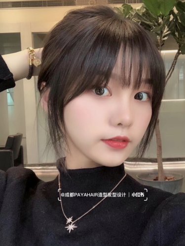 女生发型锁骨发初恋头中长发发型