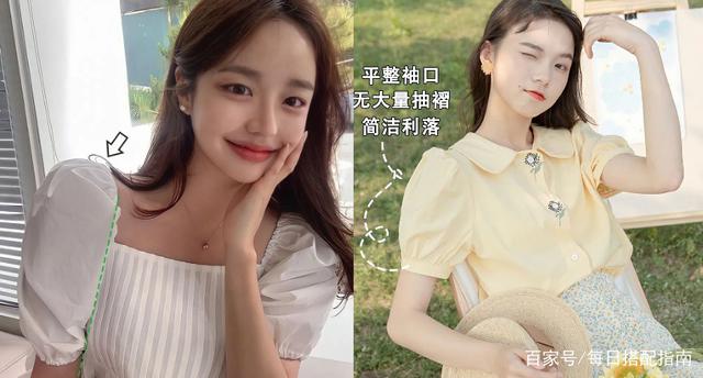 今夏大火的“泡泡袖”，怎么穿才好看？教你几招