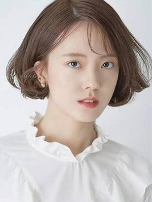 内扣短发可爱又显瘦  十足的少女感!