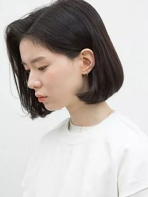 女生发型时尚发型  修颜瘦脸短发造型