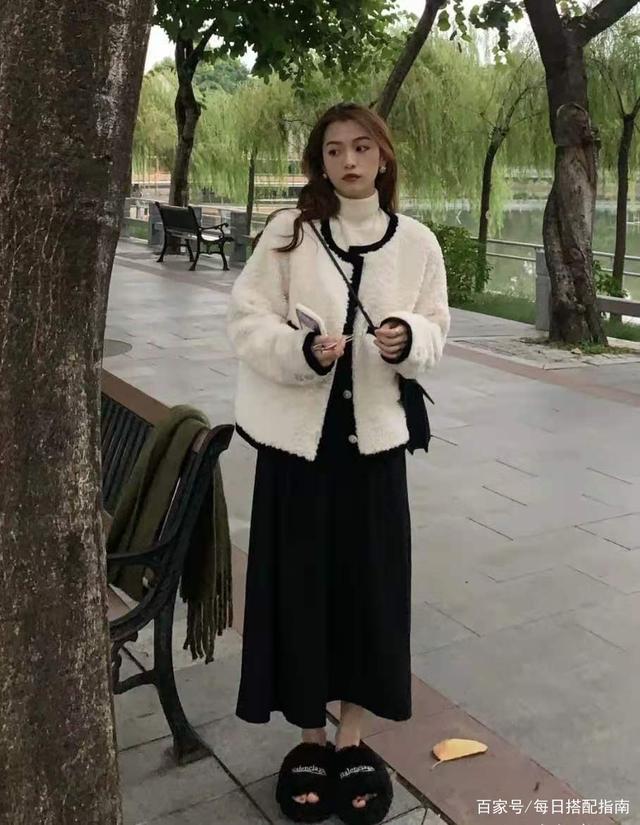 入冬后“羊羔绒外套”又火了，关于它的穿搭思路，我都总结好了！