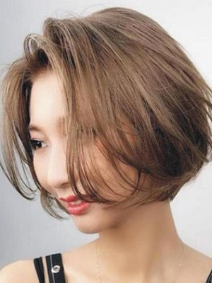 头大的女生适合什么发型  头大女生短发发型图片