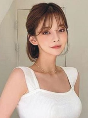 头大的女生适合什么发型  头大女生短发发型图片