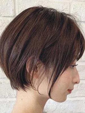 头大的女生适合什么发型  头大女生短发发型图片