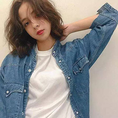 超美齐肩发女生发型图片