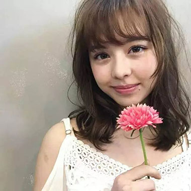 超美齐肩发女生发型图片