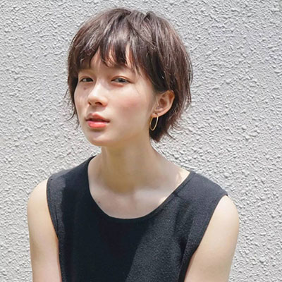 日系露耳短发发型 剪了就再也不想留长