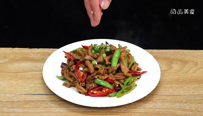爆炒鸭肠 爆炒鸭肠 