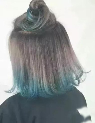 女生裙摆烫发型图片 裙摆染发型大全