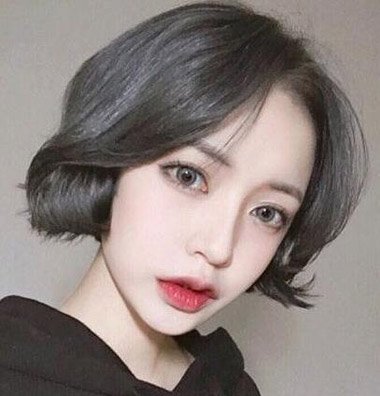 雾霾灰头发颜色高清图 雾霾灰渐变头发图片